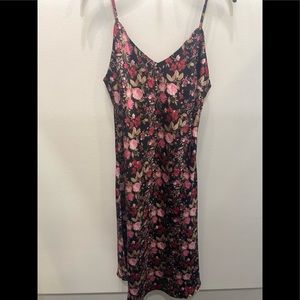 Silk floral dress